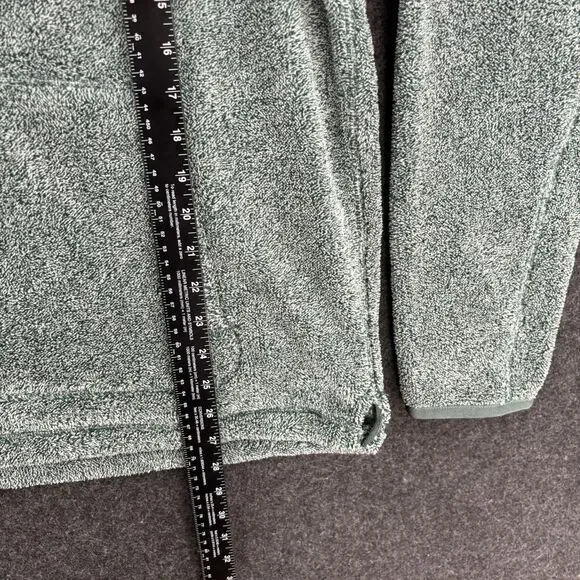 Tommy Bahama Cascade Cozy Sweater Men's Large Green Half Zip Fleece Pullover